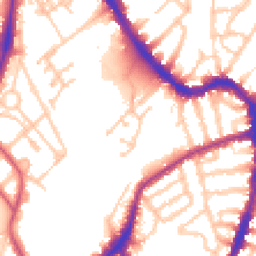 Daytime road noise heatmap for SE22 8DQ