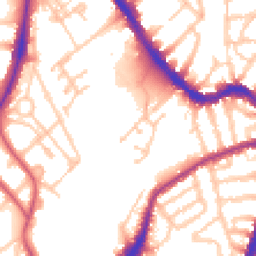 Daytime road noise heatmap for SE22 8DU