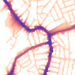Daytime road noise heatmap for SE22 8DX