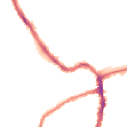 Night-time road noise heatmap for SE22 8ET