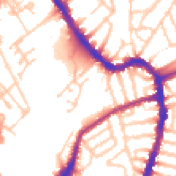 Daytime road noise heatmap for SE22 8FA