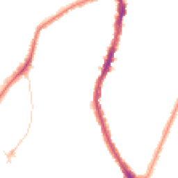 Night-time road noise heatmap for SE22 8LS