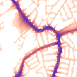 Daytime road noise heatmap for SE22 8RG