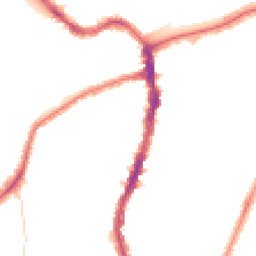 Night-time road noise heatmap for SE22 8RP