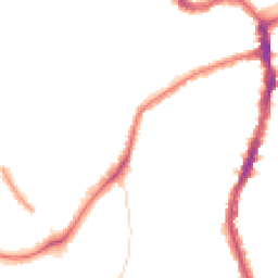 Night-time road noise heatmap for SE22 8TR