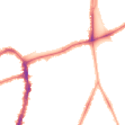 Night-time road noise heatmap for SE22 9AR