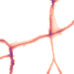 Night-time road noise heatmap for SE22 9AX