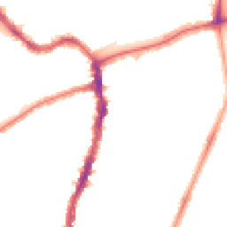 Night-time road noise heatmap for SE22 9DG