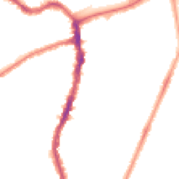 Night-time road noise heatmap for SE22 9DH