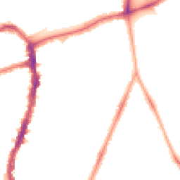 Night-time road noise heatmap for SE22 9FD
