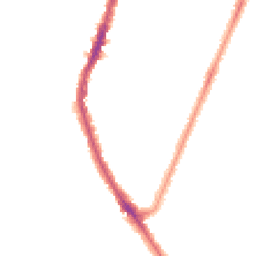 Night-time road noise heatmap for SE22 9JU