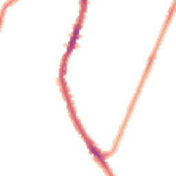 Night-time road noise heatmap for SE22 9JZ