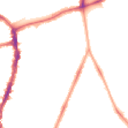 Night-time road noise heatmap for SE22 9NF