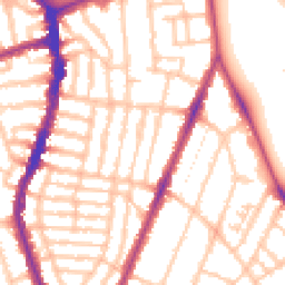Daytime road noise heatmap for SE22 9NJ