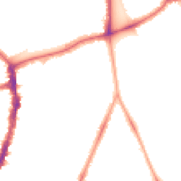 Night-time road noise heatmap for SE22 9QF