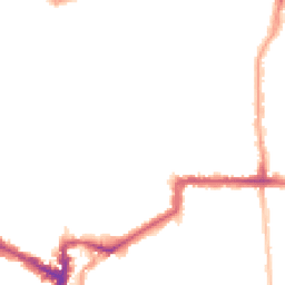 Night-time road noise heatmap for SE23 1AA