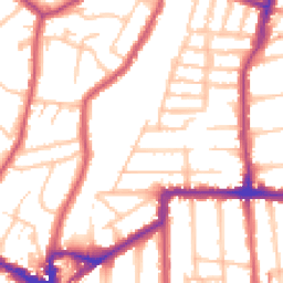 Daytime road noise heatmap for SE23 1AF