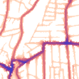 Daytime road noise heatmap for SE23 1AG