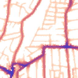 Daytime road noise heatmap for SE23 1AH