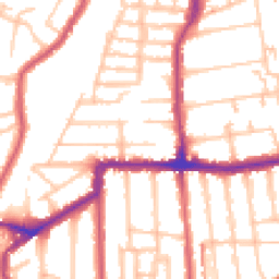 Daytime road noise heatmap for SE23 1AL