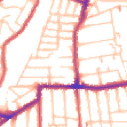 Daytime road noise heatmap for SE23 1AS