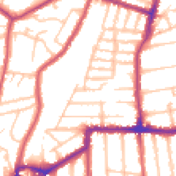 Daytime road noise heatmap for SE23 1AY