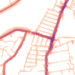 Daytime road noise heatmap for SE23 1BD