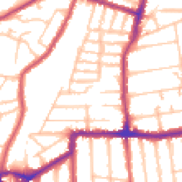 Daytime road noise heatmap for SE23 1BE