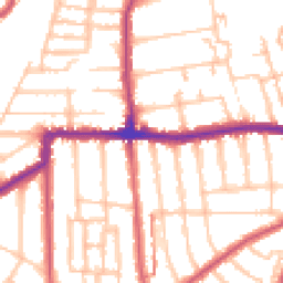 Daytime road noise heatmap for SE23 1DA