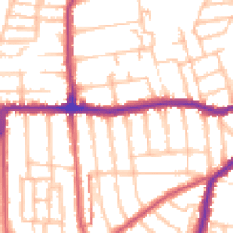 Daytime road noise heatmap for SE23 1DB