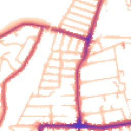 Daytime road noise heatmap for SE23 1DJ