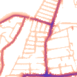 Daytime road noise heatmap for SE23 1DN
