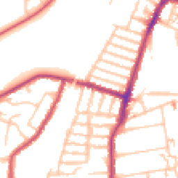 Daytime road noise heatmap for SE23 1EA