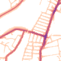Daytime road noise heatmap for SE23 1EB