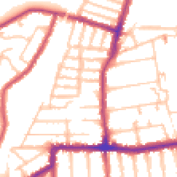 Daytime road noise heatmap for SE23 1EG