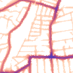 Daytime road noise heatmap for SE23 1EL