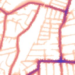Daytime road noise heatmap for SE23 1EN