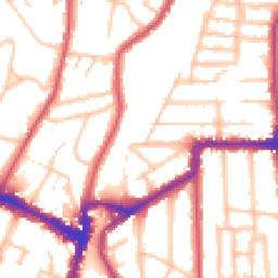 Daytime road noise heatmap for SE23 1HQ