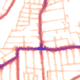 Daytime road noise heatmap for SE23 1JG