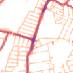 Daytime road noise heatmap for SE23 1LD