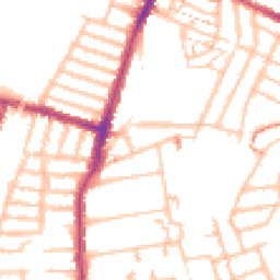 Daytime road noise heatmap for SE23 1LF