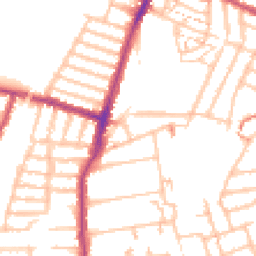 Daytime road noise heatmap for SE23 1NA