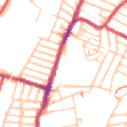 Daytime road noise heatmap for SE23 1NN