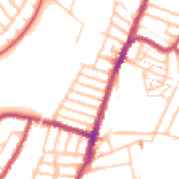 Daytime road noise heatmap for SE23 1PG