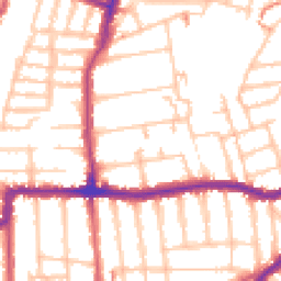 Daytime road noise heatmap for SE23 1PW