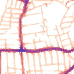 Daytime road noise heatmap for SE23 1RP