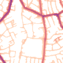 Daytime road noise heatmap for SE23 2BG