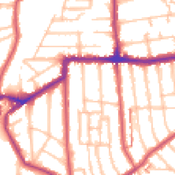 Daytime road noise heatmap for SE23 2DH