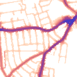 Daytime road noise heatmap for SE23 2HT