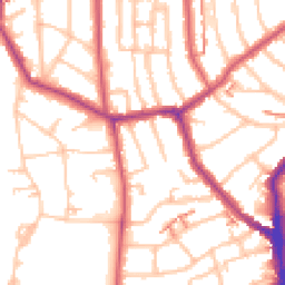 Daytime road noise heatmap for SE23 2LN